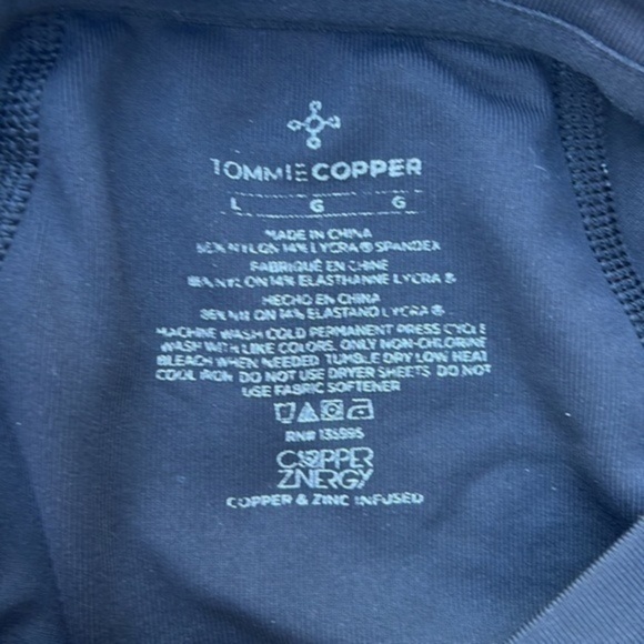 Tommiecopper Athletic Shirts Size Large Womens Compressions Short Sleeve Black‎ - Picture 8 of 11